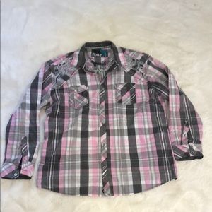 Roar long sleeve button up